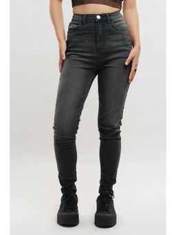 FREAKINS - Black Grey Skinny Jeans
