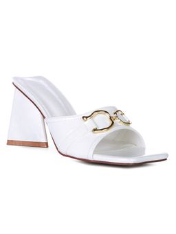 London Rag - Embellished White Heels