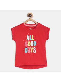 MINI KLUB - Kids Girls Red Knit Top