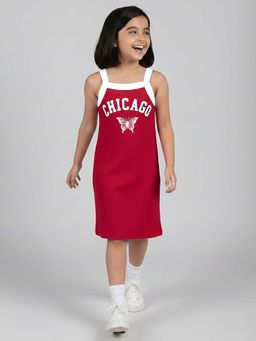 Hopscotch - Red Strappy Bodycon Dress