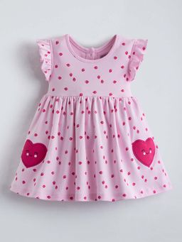 Hopscotch - cap Sleeve Printed Dress