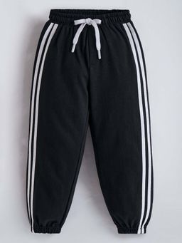 Hopscotch - Striped Contrast Taping Cotton Joggers
