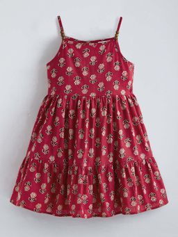 Hopscotch - Strappy Cotton Floral Dress