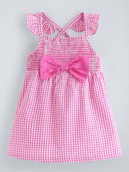 Hopscotch - Oversized 3D Bow A-Line Dress