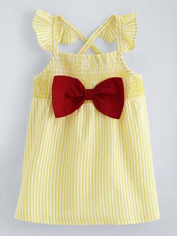 Hopscotch - 3D Statement Bow A-Line Dress