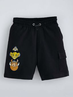 Hopscotch - Black Lion King Shorts
