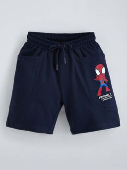 Hopscotch - Navy Blue Spider-Man Shorts