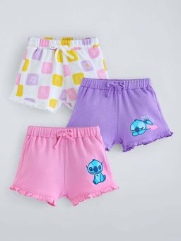 Hopscotch - Lilo and Stitch Cotton Shorts