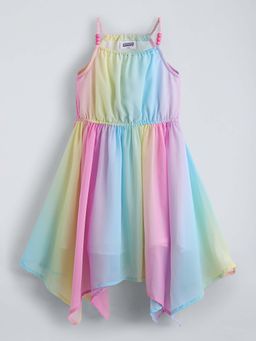Hopscotch - Ombre Spaghetti Casual Dress