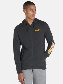 Puma - Mens Fz Mens Grey Hoodie