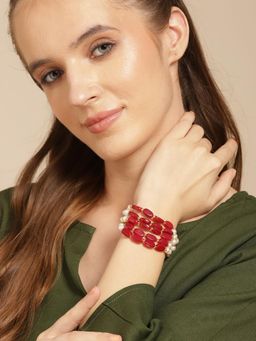 Gahan - Womens Maroon Stylish Adjustable Bracelet