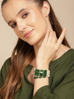 Gahan - Womens Green Stylish Adjustable Bracelet