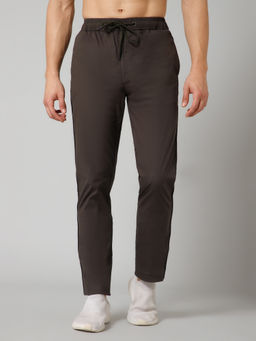 Cantabil - Mens Olive Solid Lower Trackpant