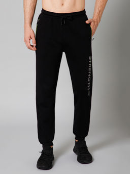 Cantabil - Mens Casual Black Joggers