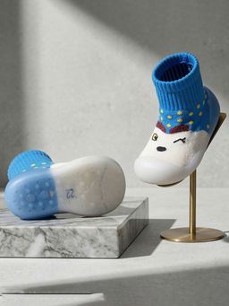 LIBERTY - Lucy and Luke Gokidz-E Blue Walking Shoes for Kids