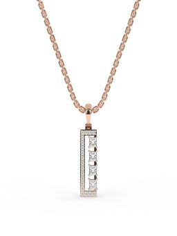 Avira Diamonds - Four Square Diamond Pendant