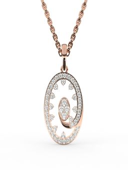 Avira Diamonds - Sparkling Oval Shaped Pendant