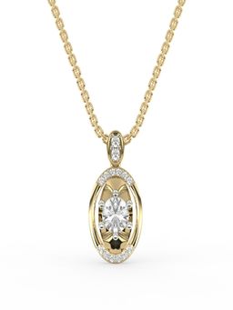 Avira Diamonds - Solitaire Oval Shaped Pendant