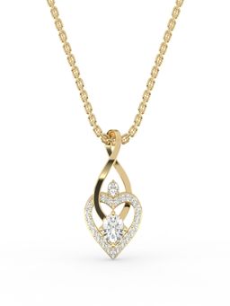 Avira Diamonds - Infinite Heart Twisted Pendant