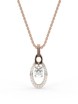 Avira Diamonds - Open Oval Shaped Pendant