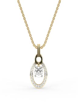 Avira Diamonds - Open Oval Shaped Pendant