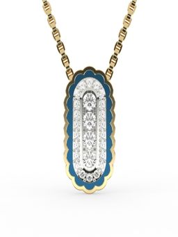 Avira Diamonds - Elongated Pave Diamond Pendant