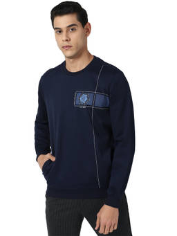 Louis Philippe - Navy Sweatshirt