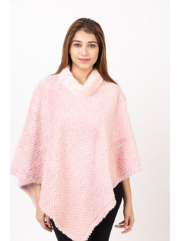 TWENTY ME - Womens Pink Colour Poncho