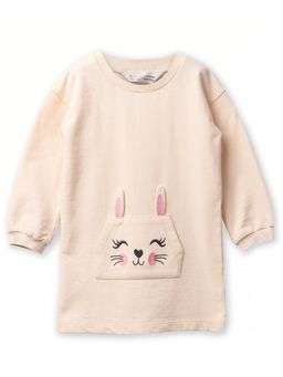 Beebay - Bunny Emb Drop Shoulder Sweatshirt