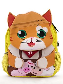 Filli & Me - Multi-Color Polyester Character Farmer School Backpack