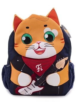 Filli & Me - Multi-Color Polyester Character Rockstar School Backpack