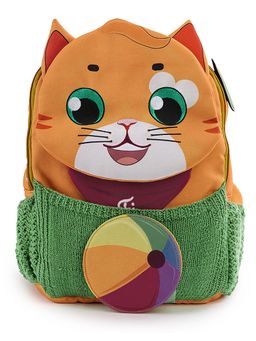 Filli & Me - Multi-Color Polyester Character Ball School Backpack