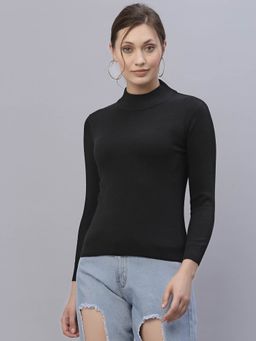 Style Quotient - Women Black Sweatshirt