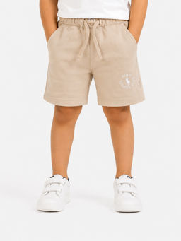 Bloom Up - Pink Solid Cotton Blend Regular Fit Shorts