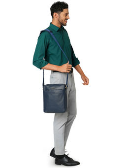 Perquisite - Mark Navy Blue Crossbody Bag