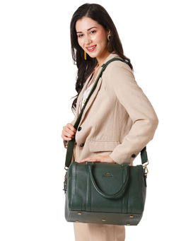 Perquisite - Marisa Valise Dark Green Duffle Bag