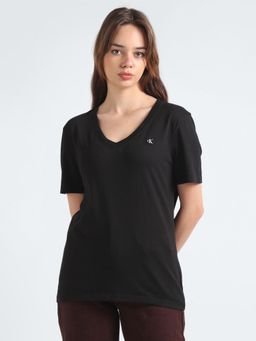 Calvin Klein - Women Black Color T-Shirt