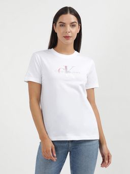 Calvin Klein - Women White Color T-Shirt