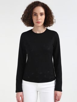 Calvin Klein - Women Black Color T-Shirt