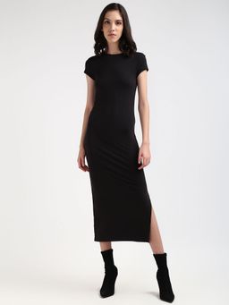 Calvin Klein - Women Black Color Midi Dress