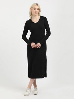 Calvin Klein - Women Black Color Midi Dress