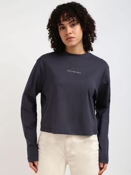 Calvin Klein - Women Grey Color T-Shirt