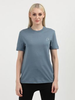 Calvin Klein - Women Blue Color T-Shirt