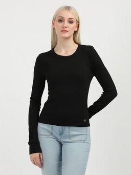Calvin Klein - Women Black Color T-Shirt