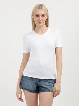 Calvin Klein - Women White Color T-Shirt