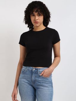 Calvin Klein - Women Black Color T-Shirt