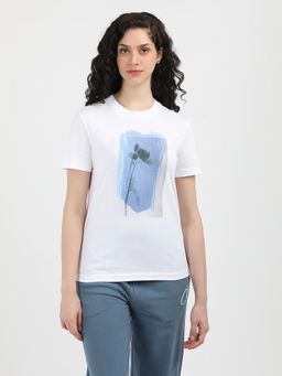 Calvin Klein - Women White Color T-Shirt
