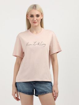 Calvin Klein - Women Pink Color T-Shirt