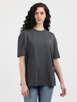 Calvin Klein - Women Grey Color T-Shirt