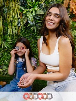 Spotstyl - Kids Kingdom Mini Silk Scrunchies (Pack of 6)